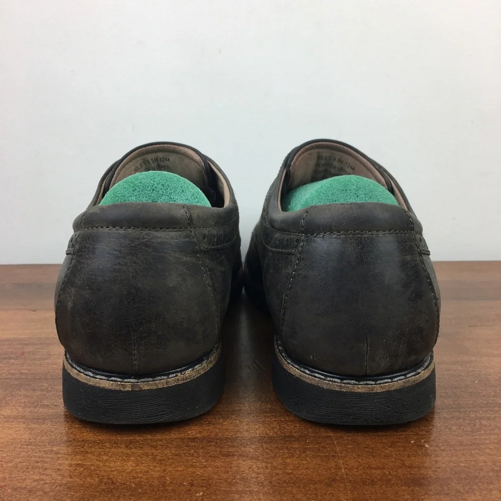 Bostonian Commonwealth Niles Brown Leather Oxford Shoes Men's Size 9.5N Abeo.